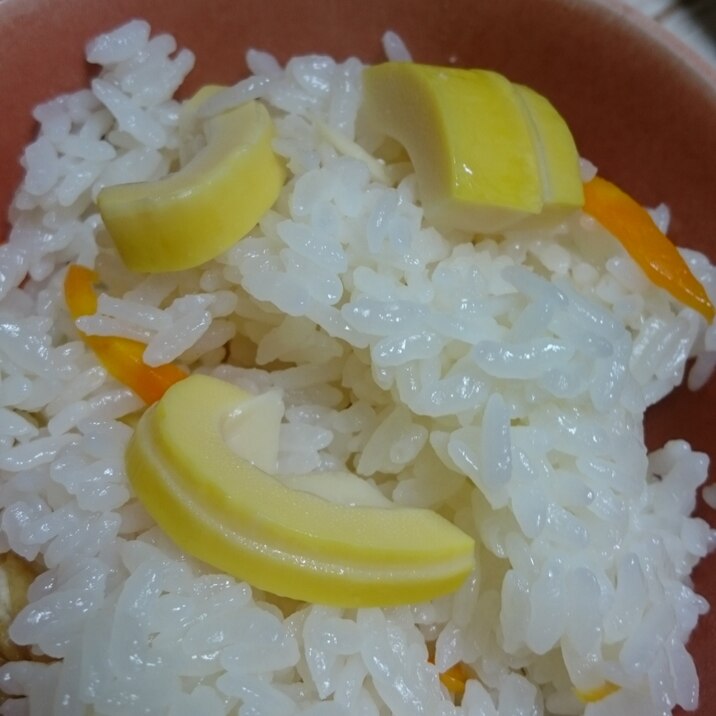 たけのこ入り炊き込みご飯♡